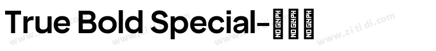 True Bold Special字体转换